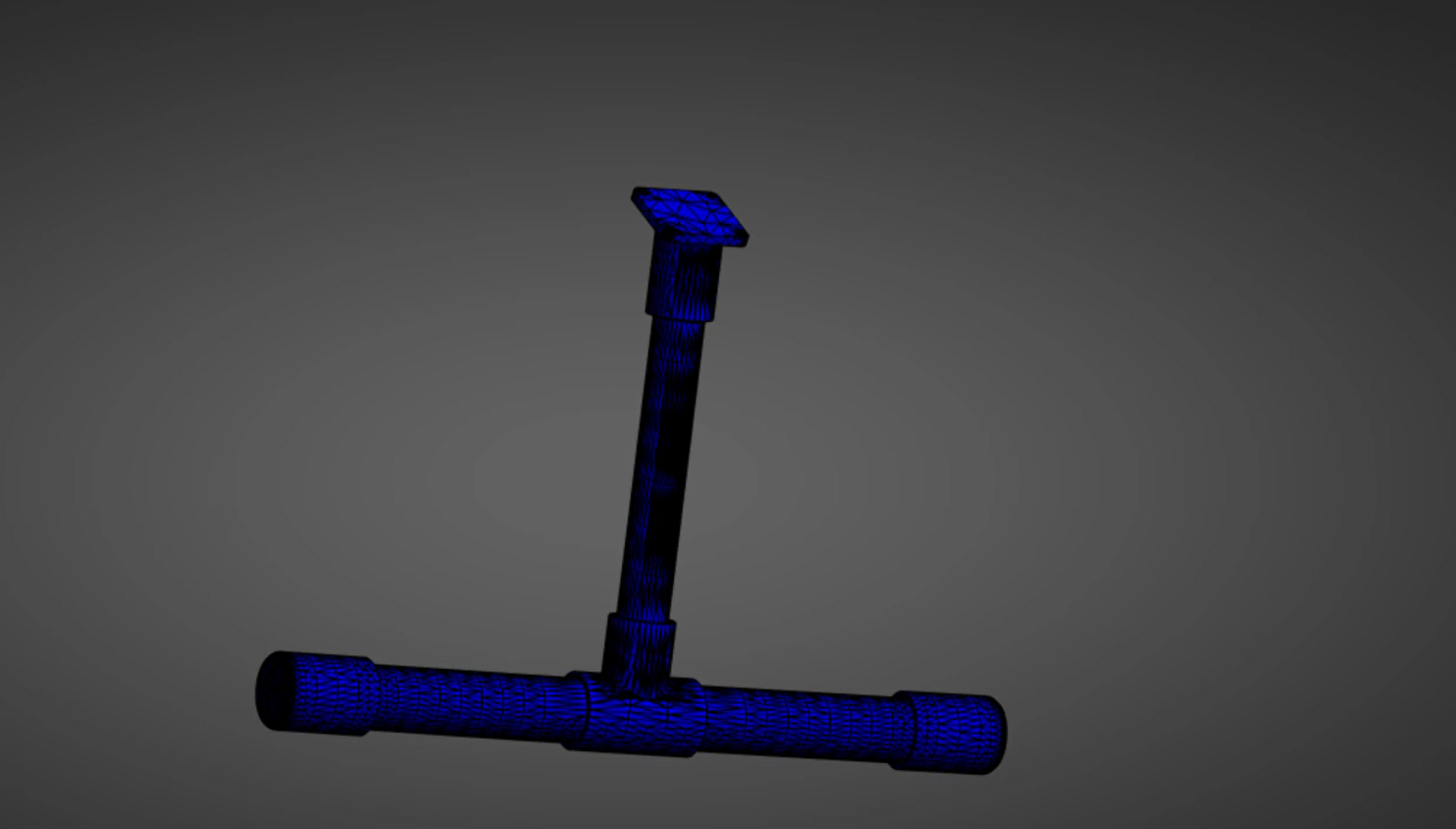 Optimized airframe after FEA iteration