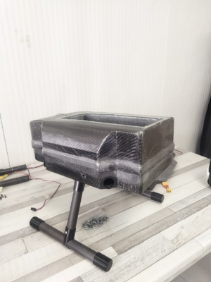 Motor arms and landing gear assembly